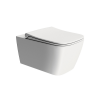 Picture of Nubes wc, ceramic, wall hung, white, matte, 55x35 cm