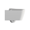 Picture of Nubes wc, ceramic, wall hung, white, matte, 55x35 cm