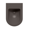 Picture of Pura bidet, ceramic, wall hung, dark brown, matte, 50x36 cm