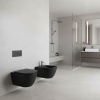 Picture of Pura bidet, ceramic, wall hung, anthracite, matte, 50x36 cm