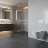 Picture of Kube x wc, ceramic, wall hung, white, matte, 55x36 cm