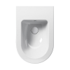Picture of Pura bidet, ceramic, back to wall/floorstanding, white, glossy, 55x36 cm