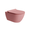Picture of Pura wc, ceramic, wall hung, light pink, matte, 55x36cm