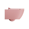 Picture of Pura wc, ceramic, wall hung, light pink, matte, 55x36cm
