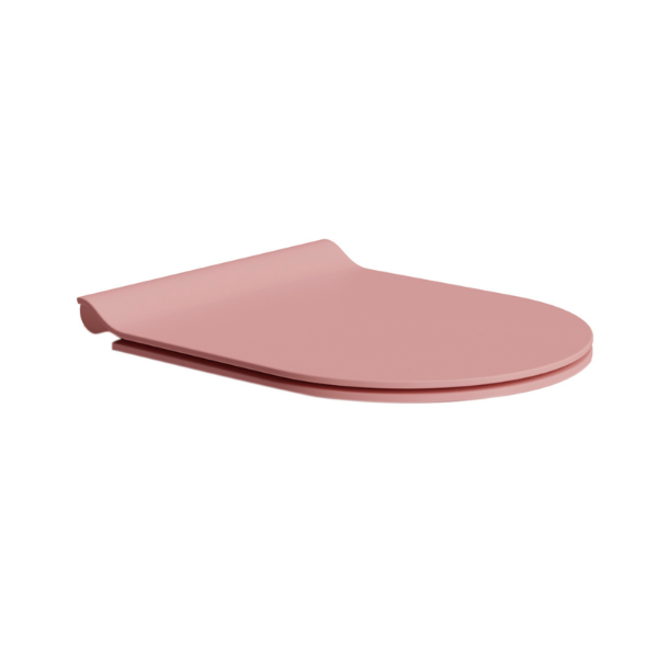 Picture of Pura seat cover, resin, light pink, matte, 45.5x36.5 cm