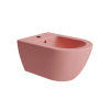 Picture of Pura bidet, ceramic, wall hung, light pink, matte, 55x36 cm