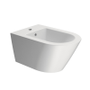 Picture of Kube x bidet, ceramic, wall hung, white, matte, 55x36 cm