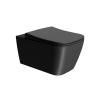 Picture of Nubes wc, ceramic, wall hung, anthracite, matte, 55x35 cm