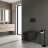 Picture of Nubes wc, ceramic, wall hung, anthracite, matte, 55x35 cm