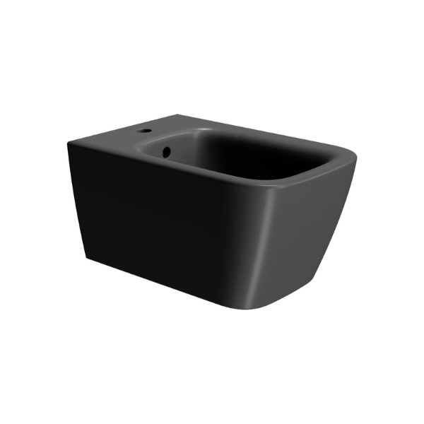 Picture of Nubes bidet, ceramic, wall hung, anthracite, matte, 55x35 cm
