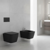 Picture of Nubes bidet, ceramic, wall hung, anthracite, matte, 55x35 cm