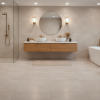 Picture of Floor tile portofino beige, concrete effect, matt, 40x40