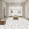 Picture of Floor tile marmoreal white, marble effect, matt, 60x120