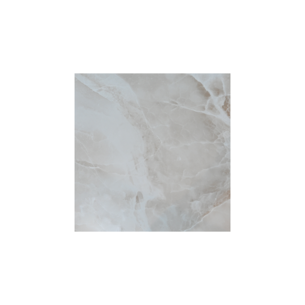 Picture of Floor tile horti onyx beige, marble effect, glossy, 60x60