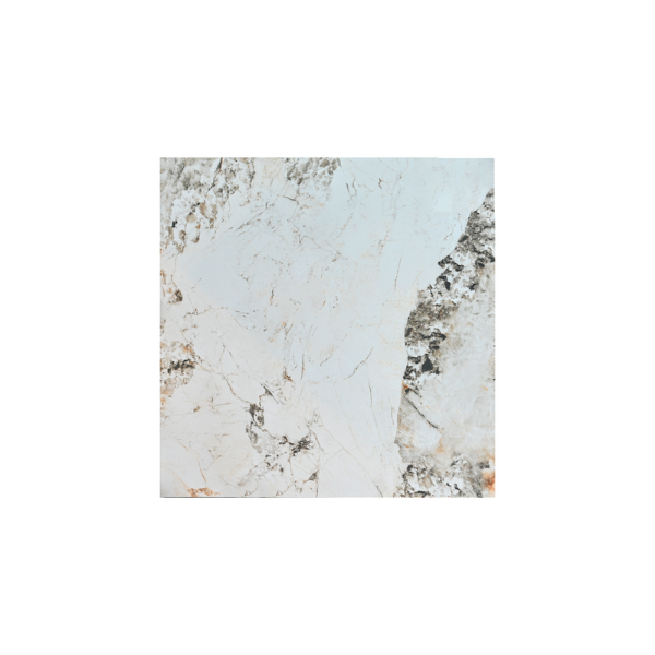 Picture of Floor tile pandora white, marble effect, glossy, 60x60