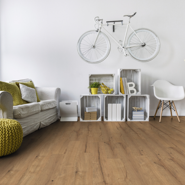 Picture of Laminate, vispa, oak medium  brown, 1383x193x10mm, ac4, uc32