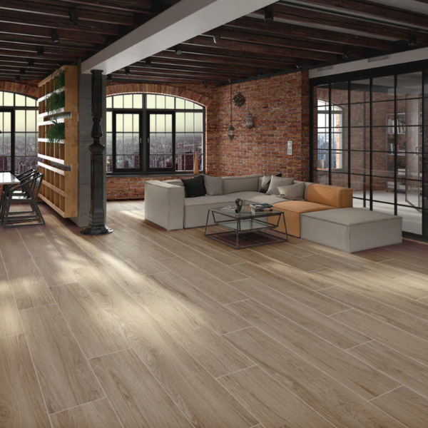Picture of Floor tile ninsba, wood effect, matt, 23x120
