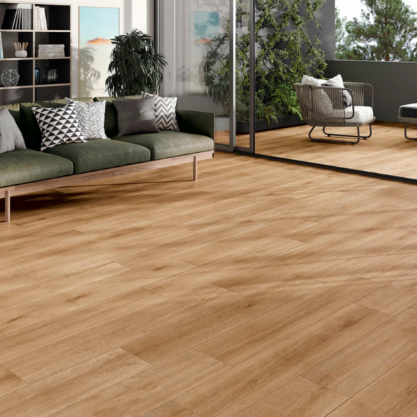 Picture of Floor tile nordby, wood effect, matt, 15x90