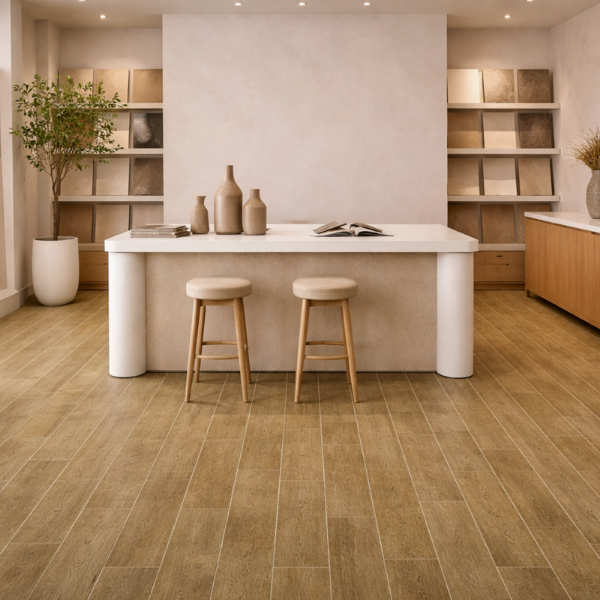 Picture of Floor tile odense, wood effect, matt, 23.3x120