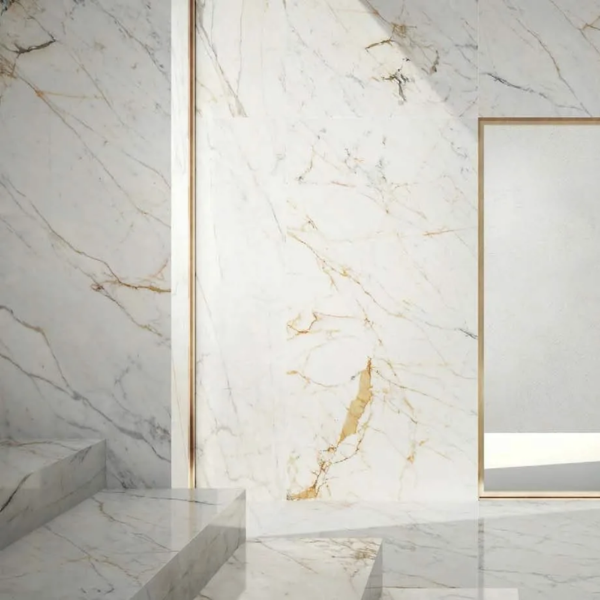Picture of Floor tile grande marble, marble effect, glossy, 6mm 120x278
