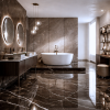 Picture of Floor tile allmarble, marble effect, glossy, 10mm 60x120