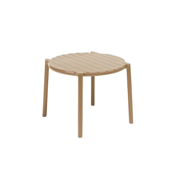 Picture of Table, doga,  polypropylene, cappuccino,  ⌀ 49,5 cm-h39,5cm