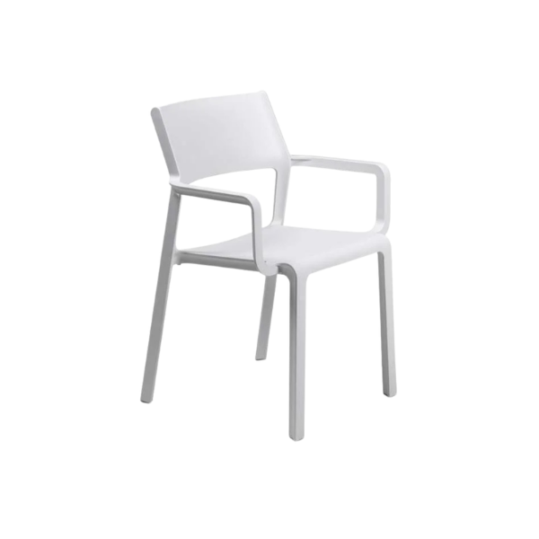 Picture of Armchair, trill, polypropylene,  white, 58,5x53,5 cm