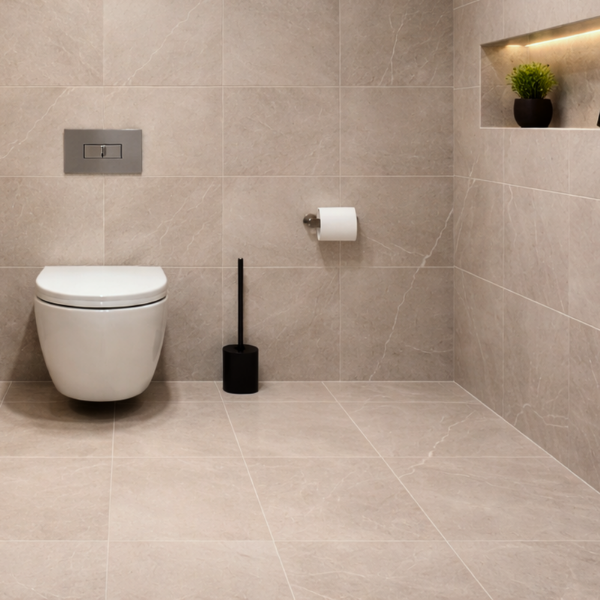 Picture of Floor tile montelungo, stone effect, matt, 9mm 90x90