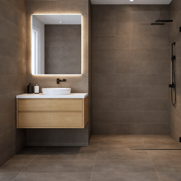 Picture of Floor tile omnia, concrete effect, matt, 30x60