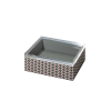 Picture of Large jewelry box, leather weawers, cinnamon, 24x21x9,5cm