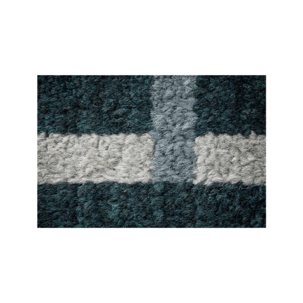 Picture of Carpet, dizzy, entirely hand-knotted , 100% natural wool, blue green, 250x350cm 