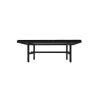 Picture of Coffee table, pierre, top marquinia,  structure blasted and burnished, 90x90x32 cm