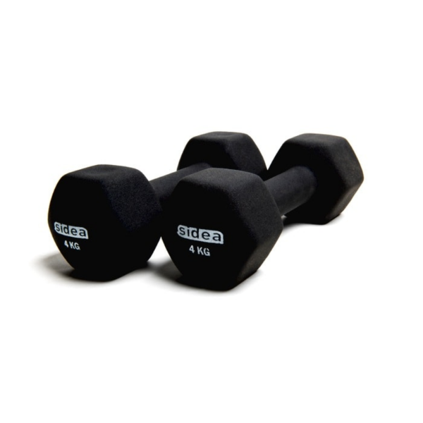Picture of Hex neoprene dumbbell, metal,  4kg x2