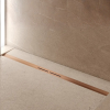 Picture of Tece drain profile, stainles steel, brushed red gold, 800mm