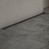 Picture of Tece drain profile, stainles steel, black chrome polished, 800mm