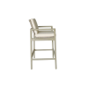 Picture of Stool, oslo, teak grey, sand, 2 cushions cream, 57.8x57.8x112.3cm