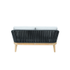 Picture of Daybed, delos, teak natural, pebble mix, 3 cushions cloud (s&b), 162.6x174x69.4cm