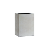 Fotografia e Vazo, mid.cube, siperfaqe beton, e bardhe, 45x45x60cm.