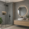 Picture of Floor tile artwork basic_01, stone effect, matt, 6mm 120x240