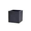 Picture of Vase, cube, concrete surface, charcoal, 40x40x40cm
