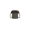 Picture of Chair with armrest, darwin,  dark brown ,  53 x 54 x 77 cm