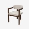 Picture of Chair, etton, fabric+wood, 52x57x79 (h) cm