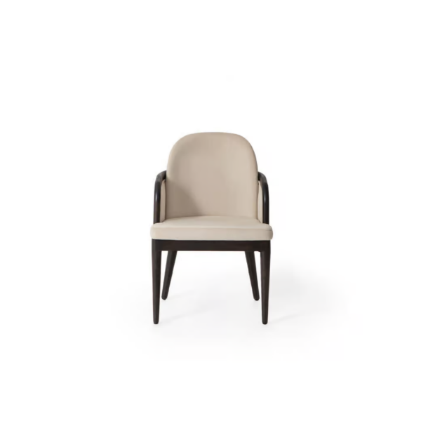 Picture of Chair, lavin wicker, leather+ wood, 53x57x85 (h) cm