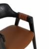 Picture of Chair, shivas, leather+wood, 65x59x82 (h) cm