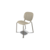 Picture of Chair, si-si barcode, zinc+steel, dove grey, 55  x  50  x  80 cm