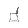 Picture of Chair, mentha, steel + polyopropylen, anthracite, 50 x 52 x 80 cm