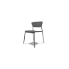 Picture of Chair, lisa , steel + polyopropylen, anthracite, 51 x 54 x 76 cm