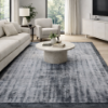 Picture of Carpet, horizon, hand woven wool, blue carbone, 250x350cm