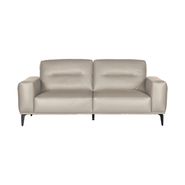 Picture of Sofa 3 seater, picky, leather, grey, 211x97x92cm