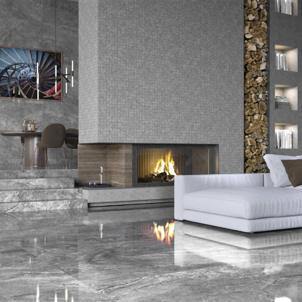 Picture of Floor tile capadocia, stone effect, glossy, 75x150